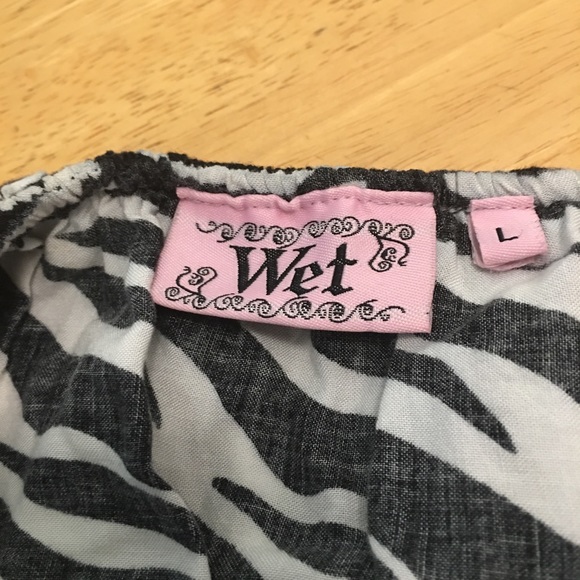 Strapless top zebra print - Picture 2 of 3